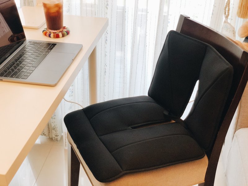 AC RABBIT-便携式_舒压腰椎支撑座垫组 居家办公 上班通勤 方便 - 枕头/抱枕 - 聚酯纤维 多色