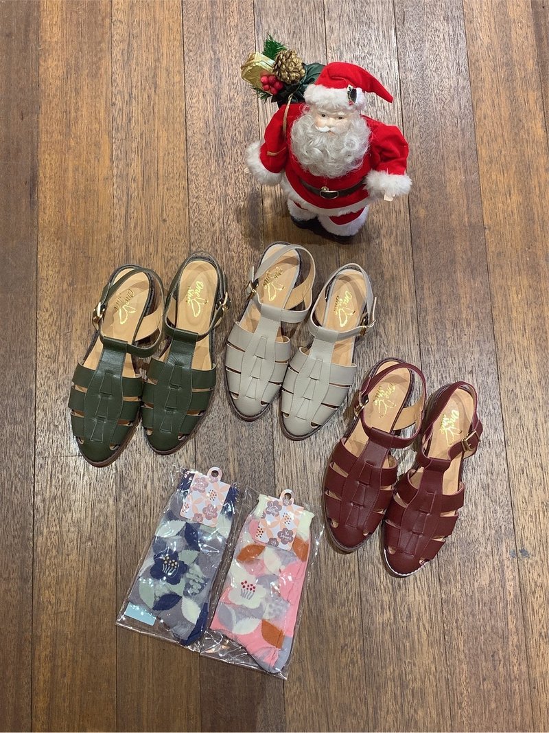 【一套穿搭】限时福袋商品 衣鞋一次购足 赫拉凉鞋 透肤袜/棉袜 - 其他女款皮鞋 - 其他材质 