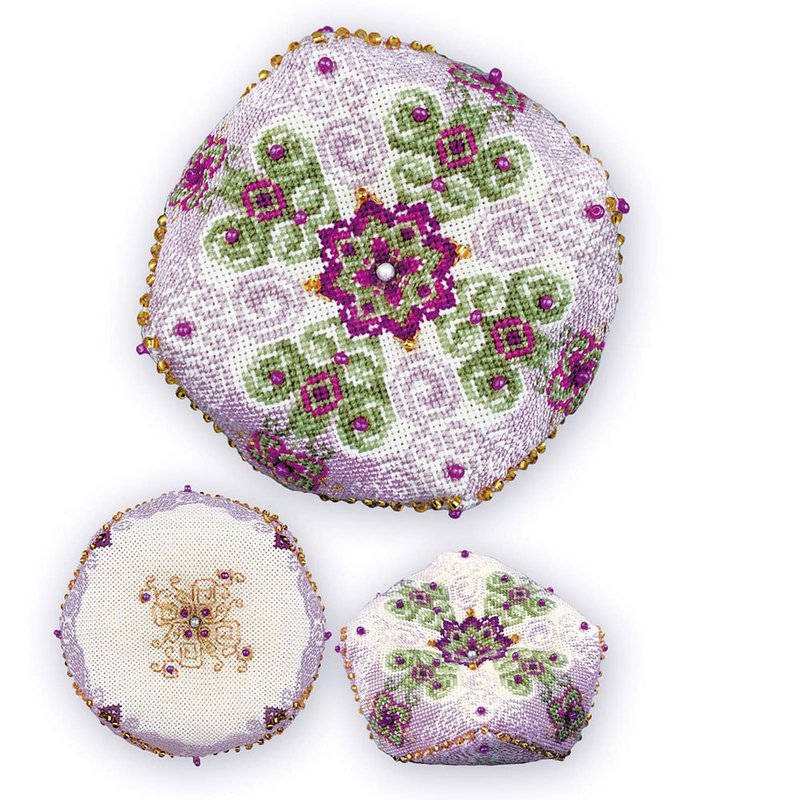 1822AC - RIOLIS 十字绣材料包 - 八角针包(紫色) - 编织/刺绣/羊毛毡/裁缝 - 其他材质 