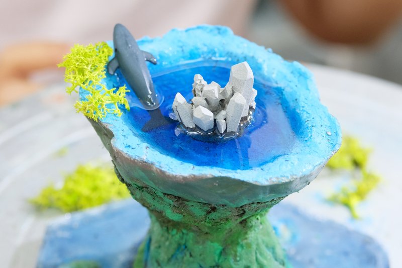 定制化场景 水景手作课程 环氧树脂 水泥 造景 微缩场景 游戏场景 - 植栽 - 水泥 