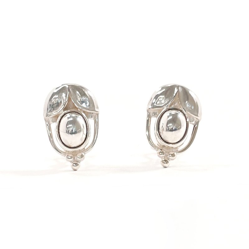 [日本直销，二手，状况良好] Georg Jensen耳夹，耳夹，2003 年，Heritage 系列，银 - 耳环/耳夹 - 纯银 银色