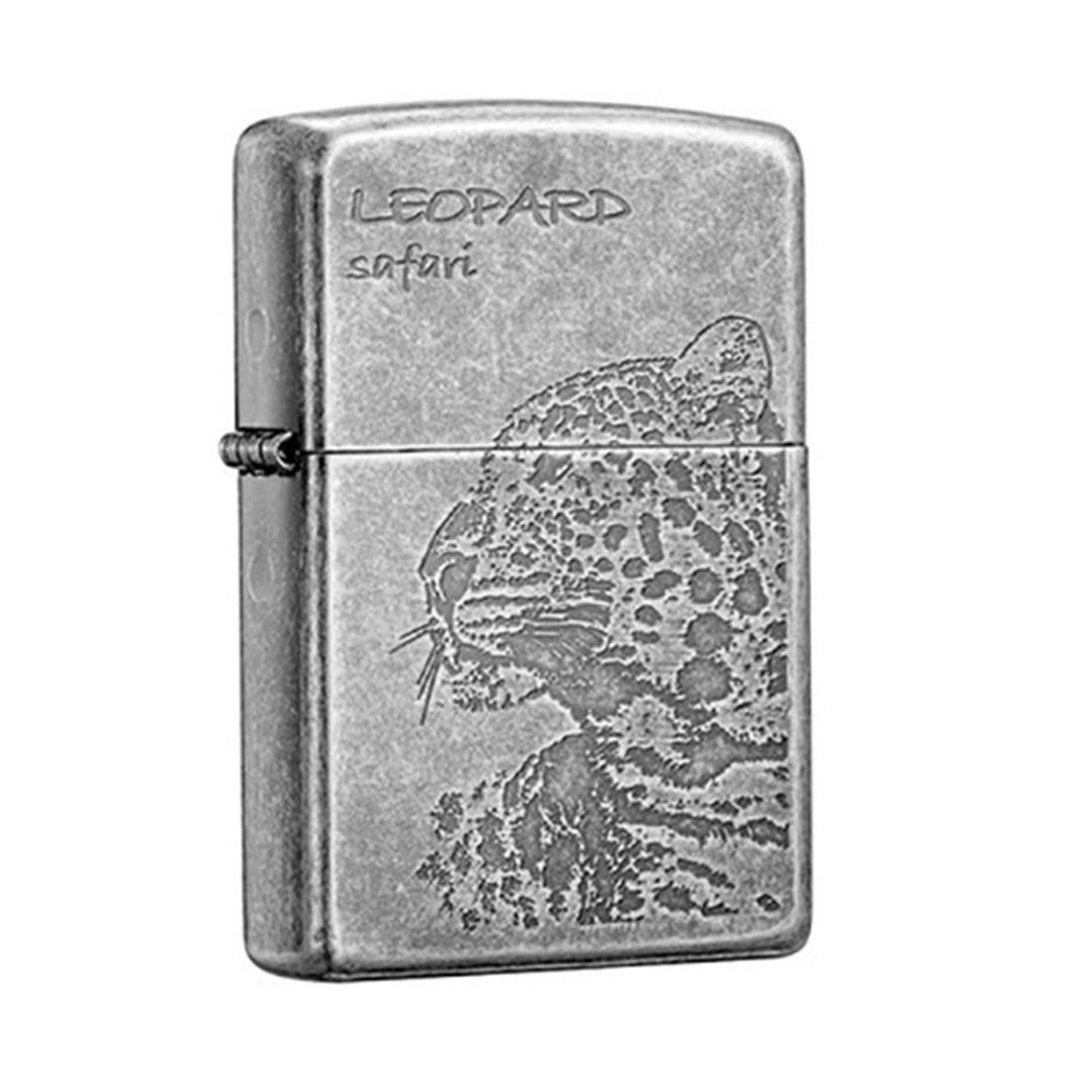 【ZIPPO官方旗舰店】 美洲豹(仿古银)防风打火机 ZA-1-37B - 其他 - 其他材质 银色