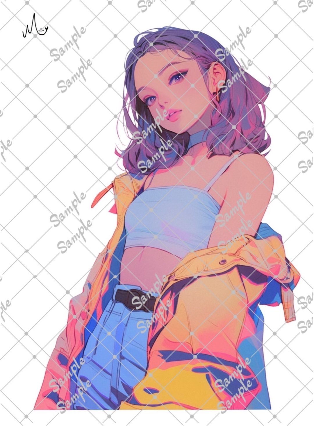 原创人物贴纸 10月新作 - 贴纸 - 纸 