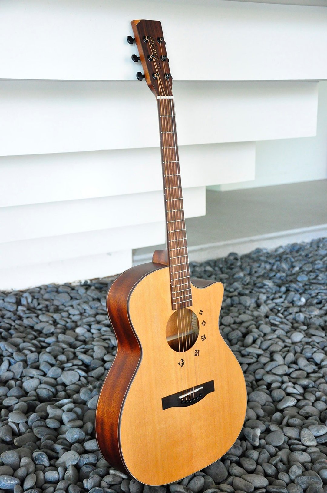 【L.Luthier】Cofe OC te 桃花心木 吉他 OM缺角桶身 - 吉他/乐器 - 木头 咖啡色