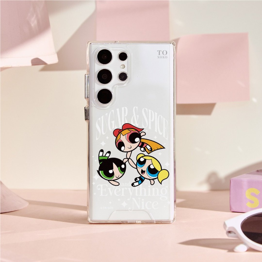 飞天小女警一切美好防摔透明SAMSUNG手机壳 - 手机壳/手机套 - 塑料 多色