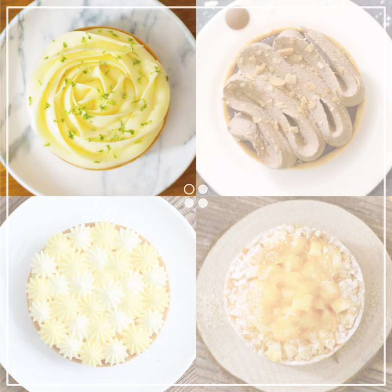 艾薇恩【四次圆】艾薇柠檬塔 Ivy Lemon Tart - 蛋糕/甜点 - 新鲜食材 橘色