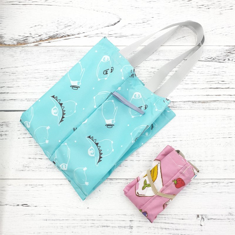 S06-环保双杯乐享袋 超轻量饮料袋 一杯=二杯 早餐袋 二格袋 - 手提包/手提袋 - 防水材质 