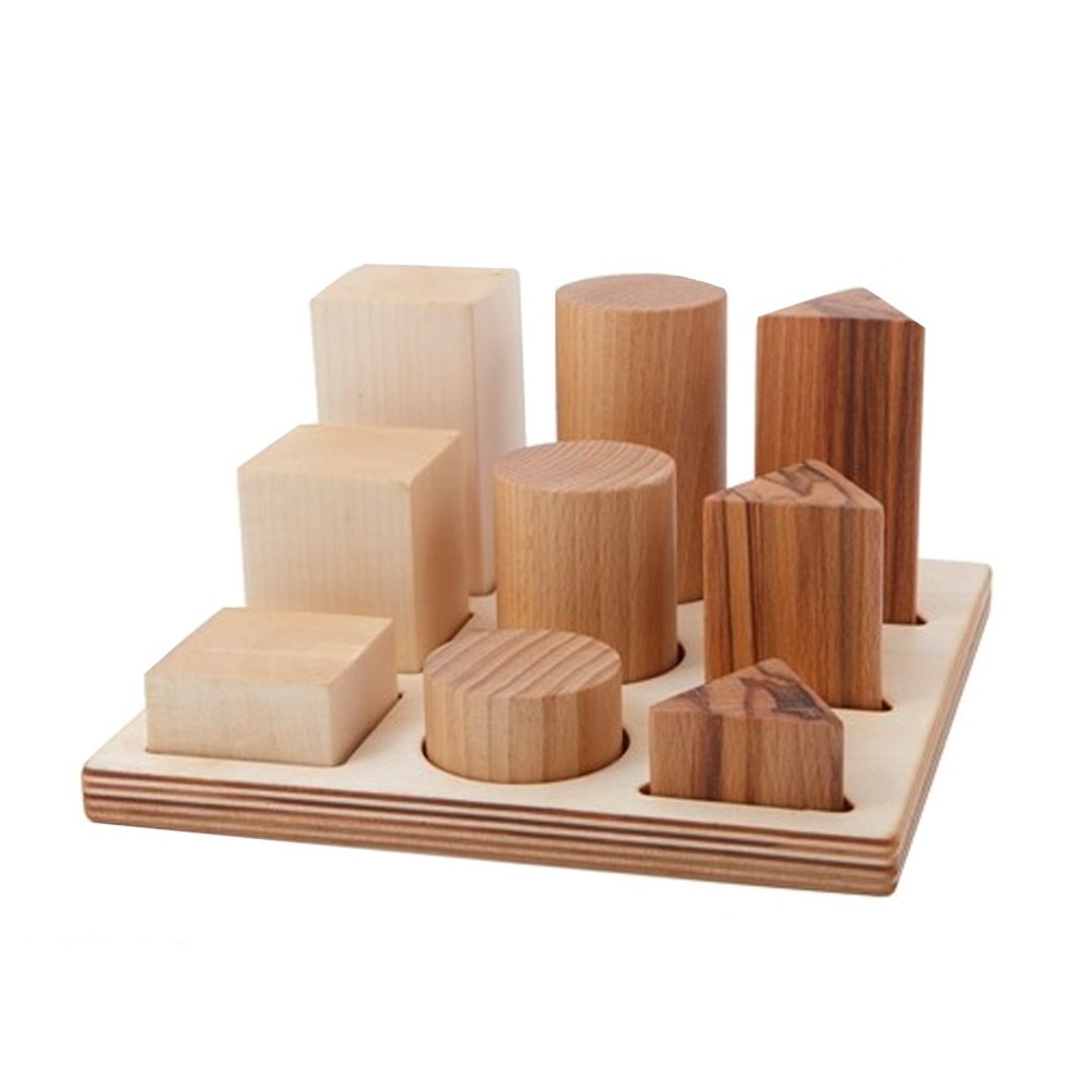 Wooden Story - 原木形状分类板 - Natural - 玩具/玩偶 - 木头 