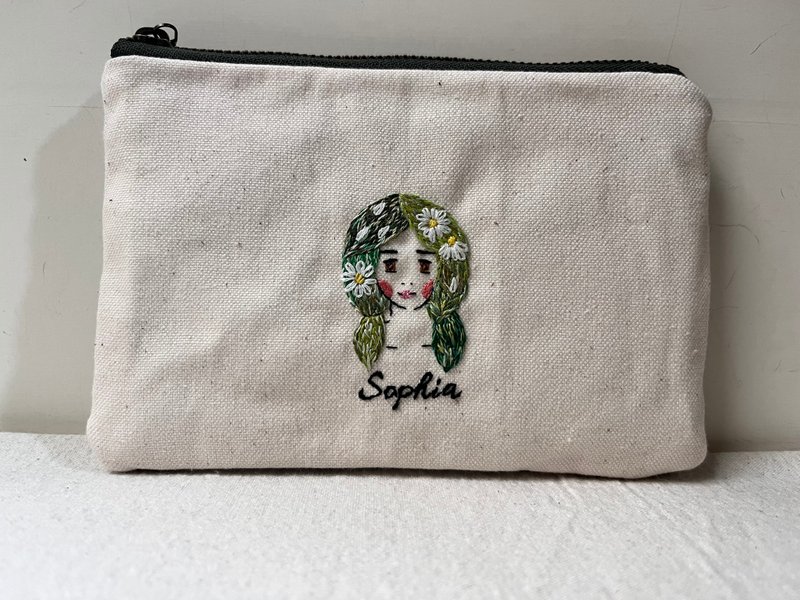 女子好朋友-Sophia护照包 - 零钱包 - 棉．麻 