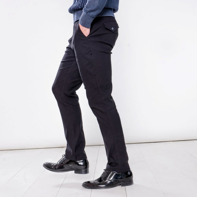 【快速出货】【PROFI】MH001 曼顿极致黑八口袋商旅绅士裤 - 男士长裤 - 其他材质 黑色