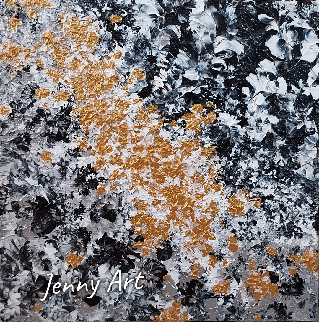 【卓越】无框画 抽象画 画作 挂画 居家摆设 居家生活 - 海报/装饰画/版画 - 其他材质 金色