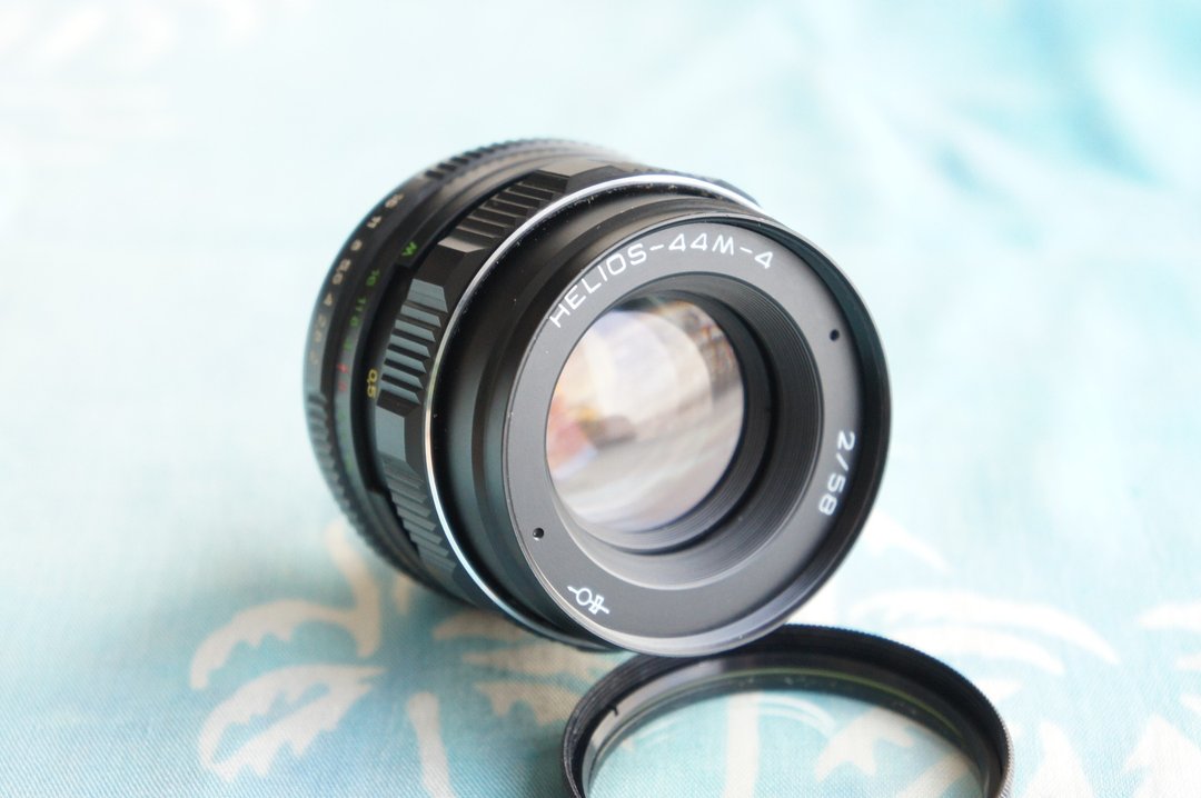 HELIOS-44M-4 镜头 F2 58mm 适用于 M42 ZENIT PENTAX Canon Nikon - 相机 - 其他材质 