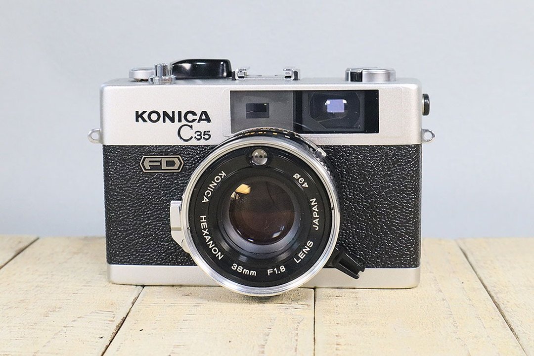 【包邮】【功能完好】复古底片相机 Konica C35 FD S/N202689 P126 - 相机 - 其他金属 黑色