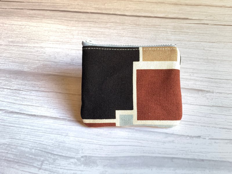 悠游卡零钱包/耳机收纳包-黑色极简风格 - 零钱包 - 棉．麻 黑色