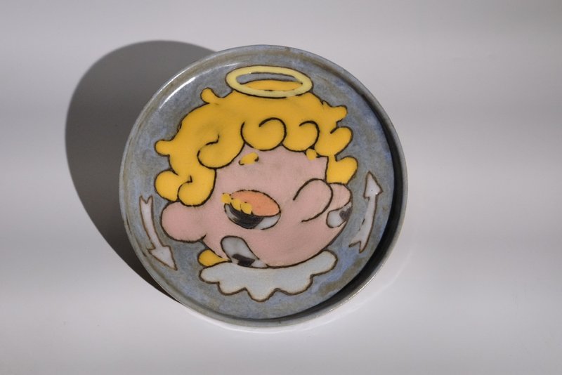 邱比特 - 手绘盘 - 其他 - 陶 