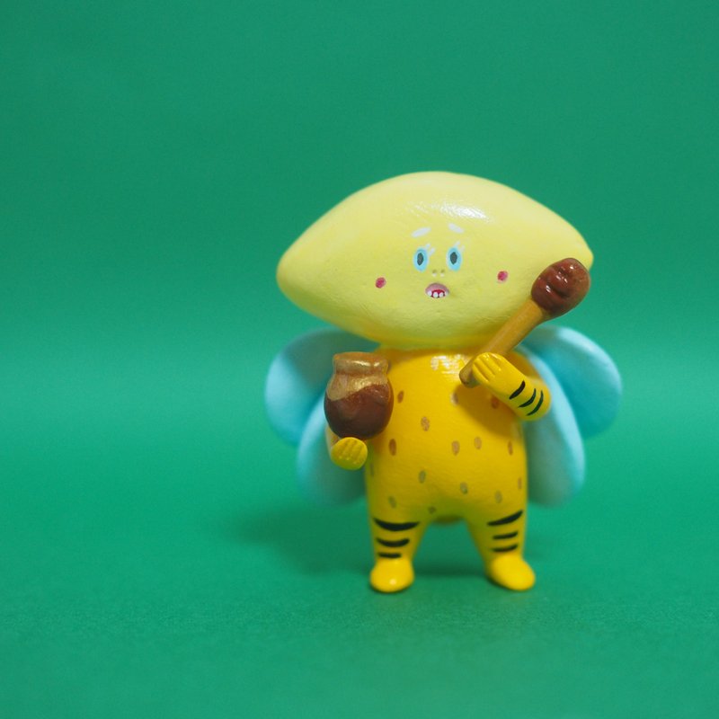 蜂蜜柠檬 - 玩偶/公仔 - 粘土 黄色