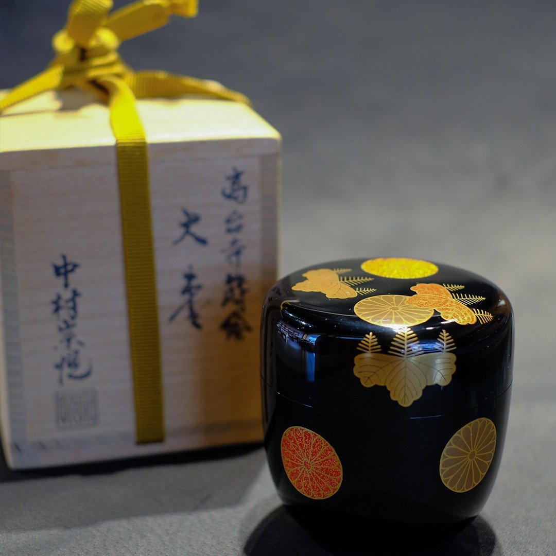 【日本古美术】中村宗悦 茶道具 枣 大枣 高台寺莳绘 - 茶具/茶杯 - 其他材质 
