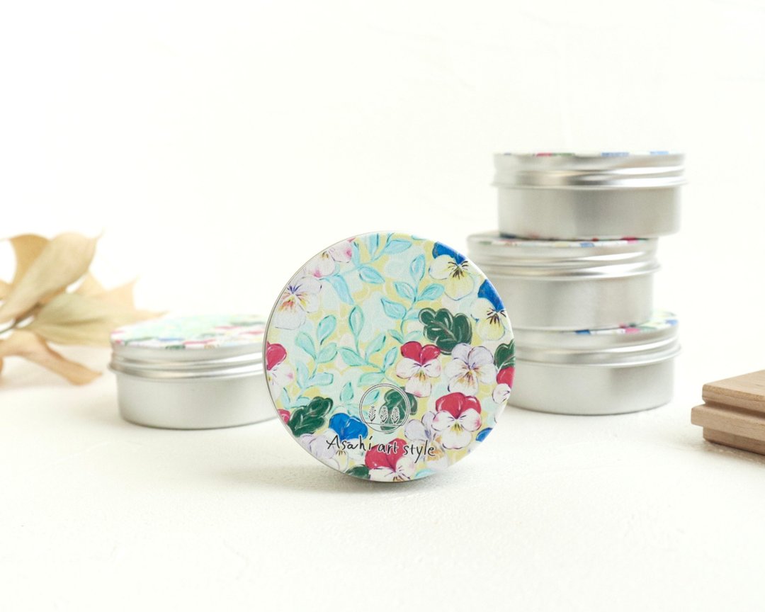 Accessory case Asahi original design. tulip and spring flower. pill case - 其他 - 铝合金 多色
