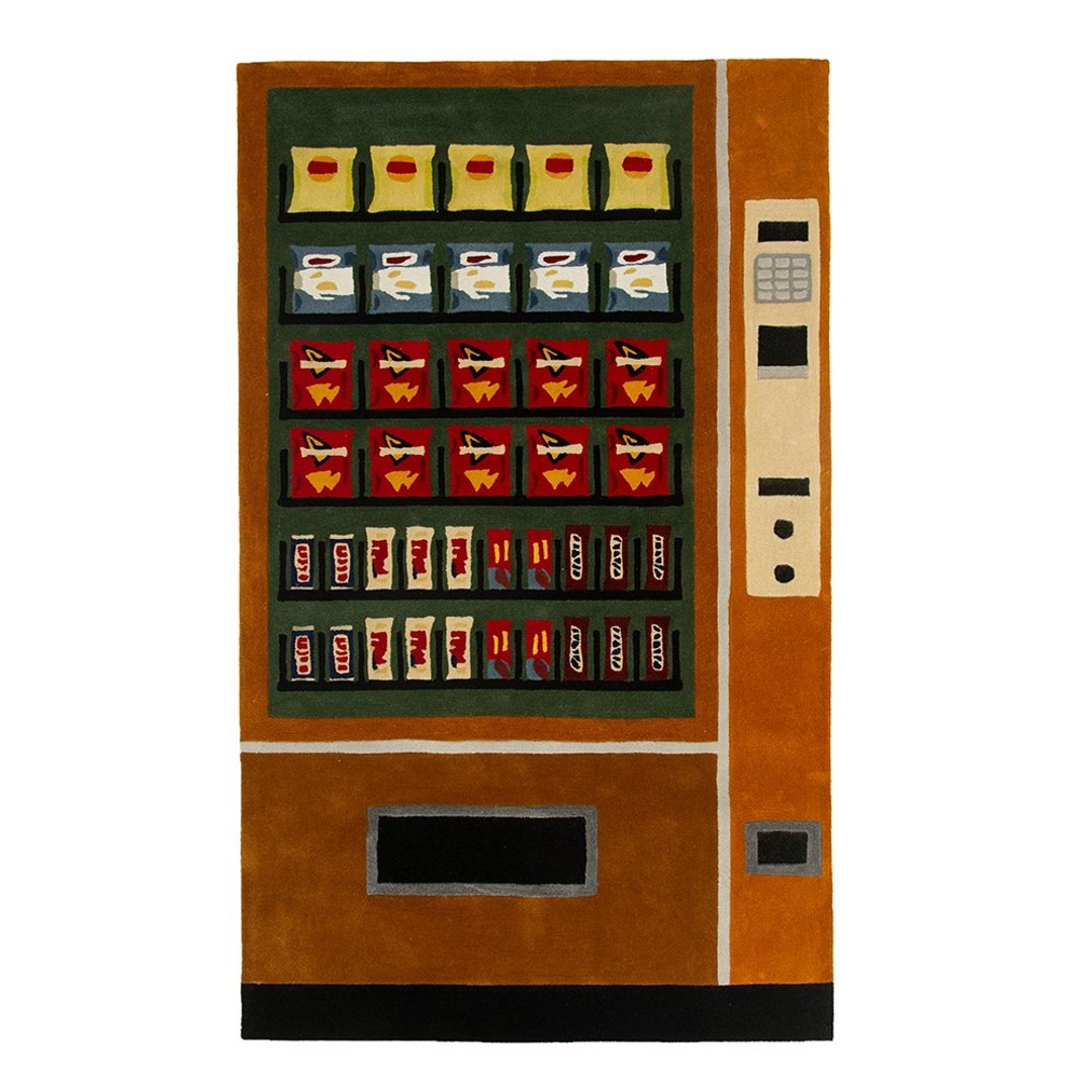 vending_machine 贩卖机地毯手工枪刺潮流地毯挂毯客厅卧室地毯 - 地垫/地毯 - 聚酯纤维 咖啡色