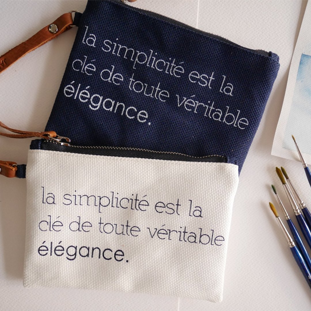 Canvas waterproofing mini purses parisian style  - 手提包/手提袋 - 防水材质 蓝色