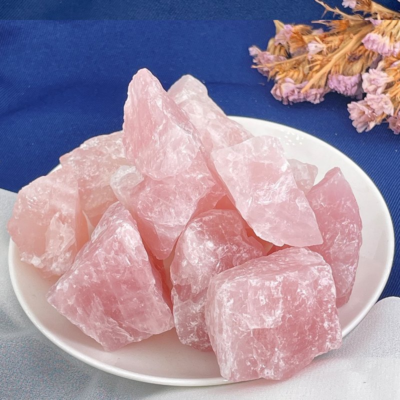 【MU工坊】粉水晶扩香石/水晶扩香灯/碎石/室内香薰/净化小夜灯 - 香薰/精油/线香 - 其他材质 