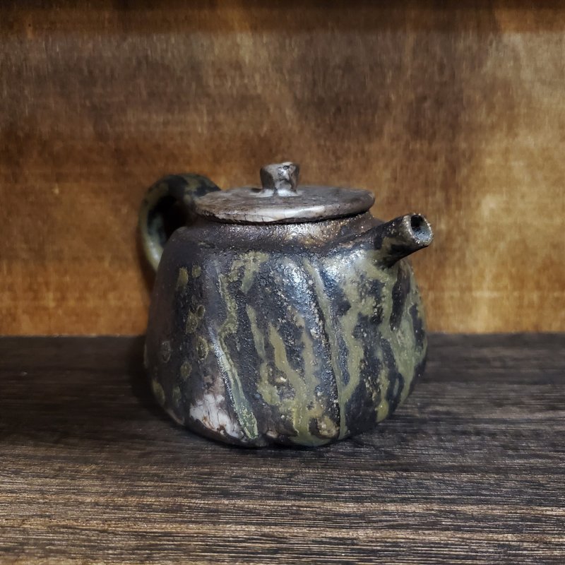 柴烧陶 / 茶壶 - 茶具/茶杯 - 陶 黑色