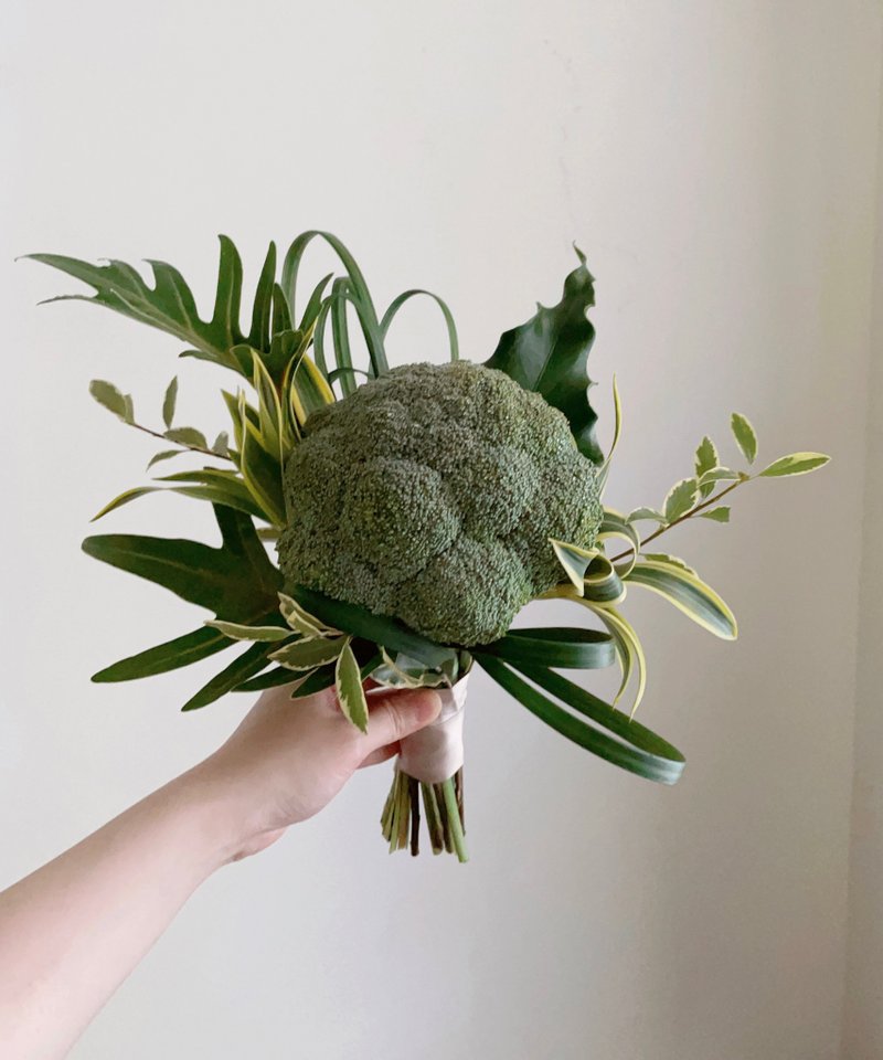 【鲜花】绿色花椰菜鲜花捧花 - 其他 - 植物．花 绿色