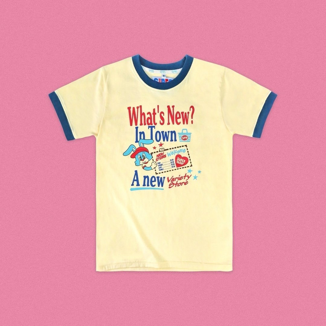 SUPERDADDY | What's New In Town T-shirt 黄色款，可爱登场 - 男装上衣/T 恤 - 其他材质 