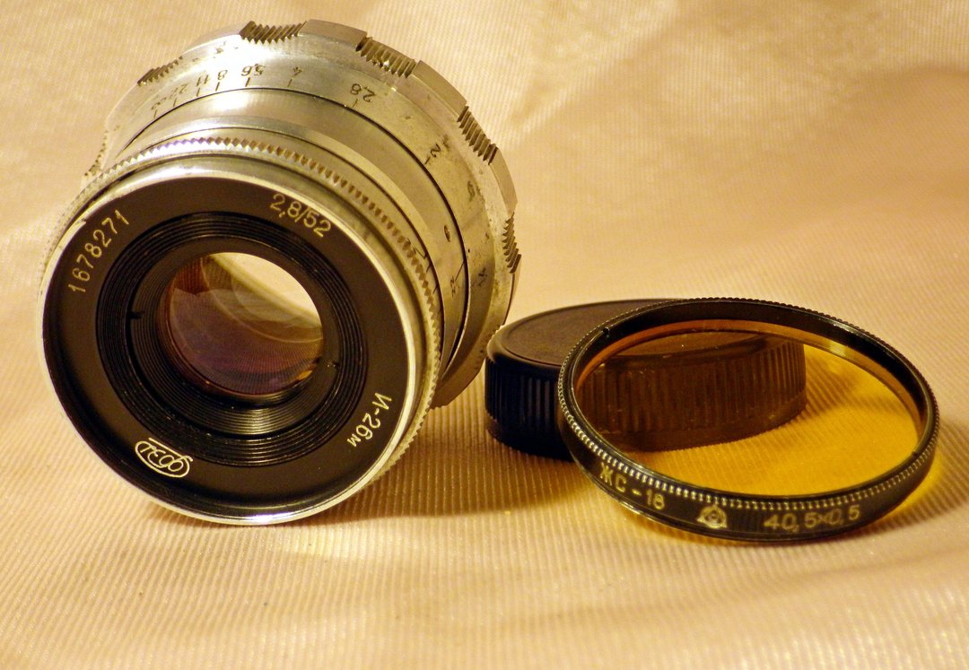 FED INDUSTAR-26m 52mm f2.8 镜头适用于 M39 LTM Leica Zorki Te - 相机 - 玻璃 