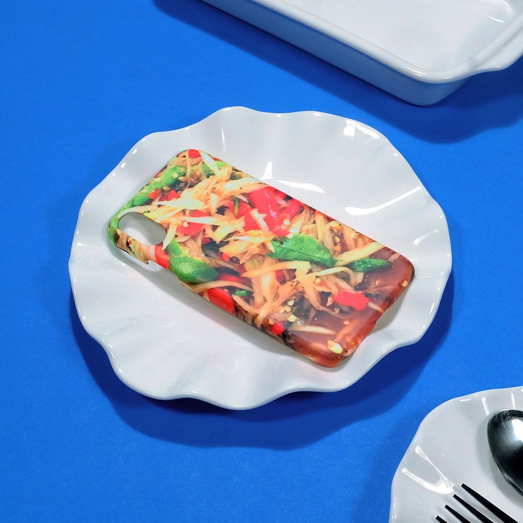 iPhone Case Cover 7 8 plus 10 11 Pro Max X XR i8 + ix S10 Note 10 P30 Pro Papaya - 手机壳/手机套 - 塑料 橘色