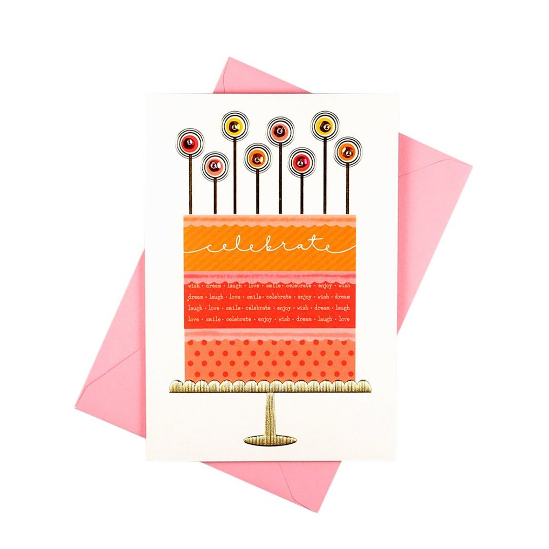 明亮与快乐的事物【Hallmark-Signature经典手工卡片 生日祝福】 - 卡片/明信片 - 纸 多色