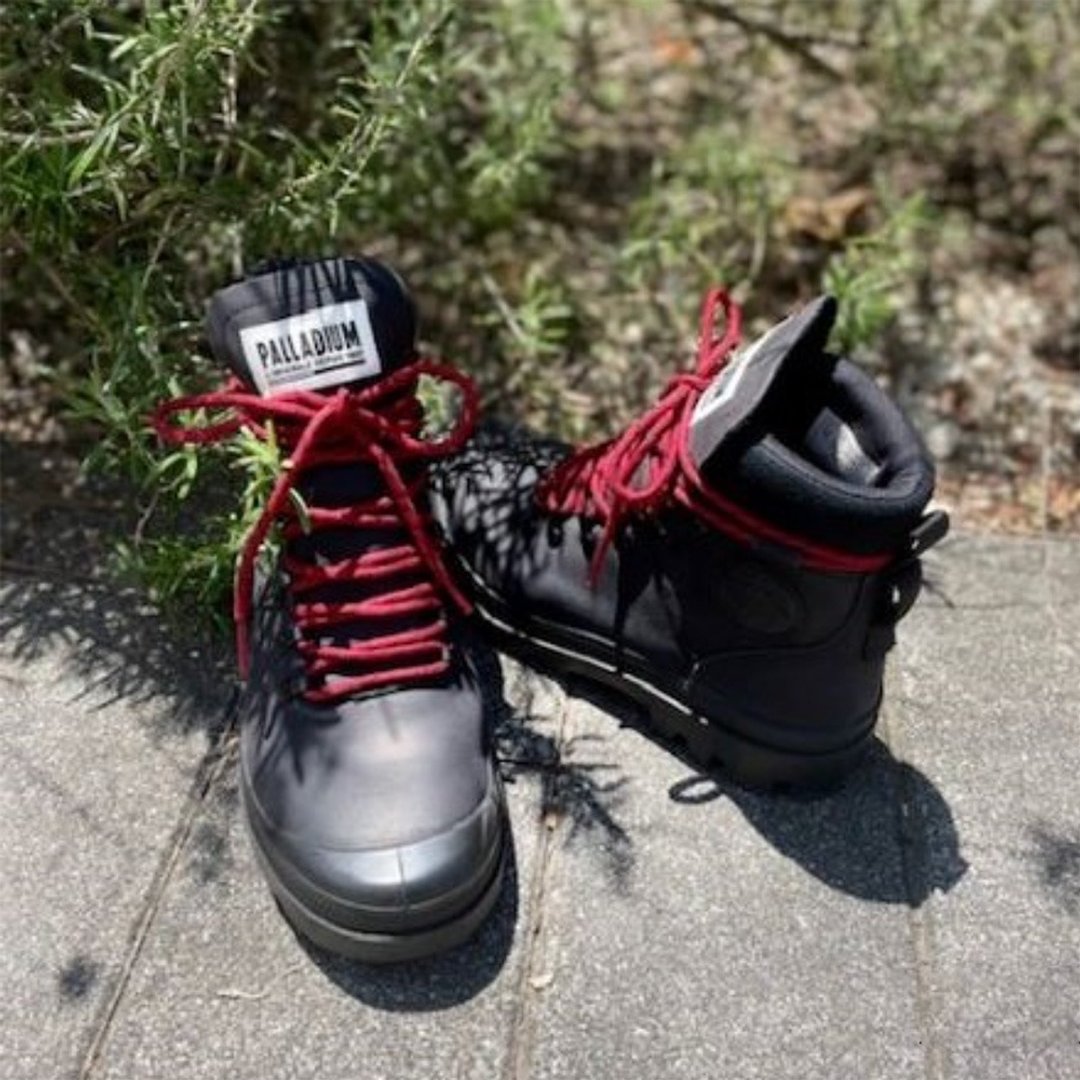 PALLADIUM LEGION HIKER 涂油皮革高筒靴 77954 - 女款休闲鞋 - 真皮 多色