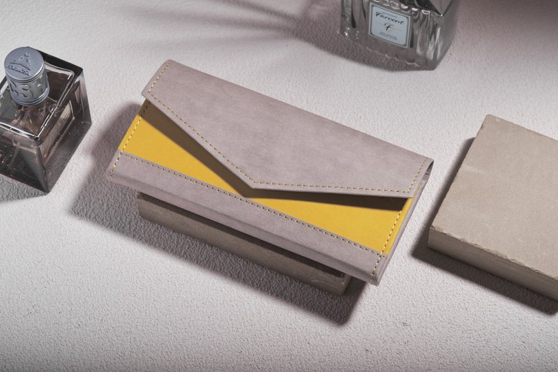 【环保永续】 DUO 双色系列 traveller bag 旅行长夹 皮革纸 环保 - 皮夹/钱包 - 纸 