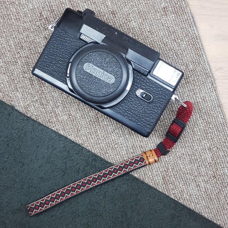 相机绳 相机带 手机绳 手腕带 手绳 吊饰 织带 生日礼物 - 吊饰 - 其他人造纤维 红色