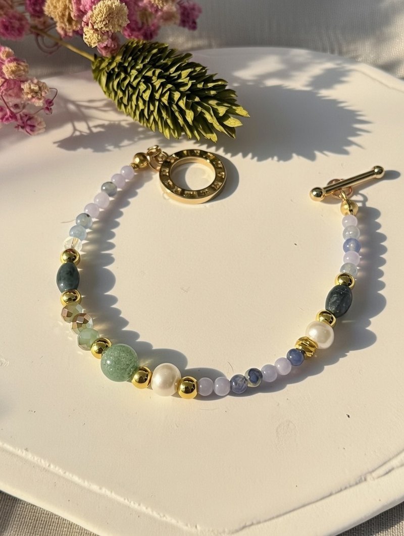 静海守护 手链 手环 天然石 捷克珠 - 手链/手环 - 其他材质 