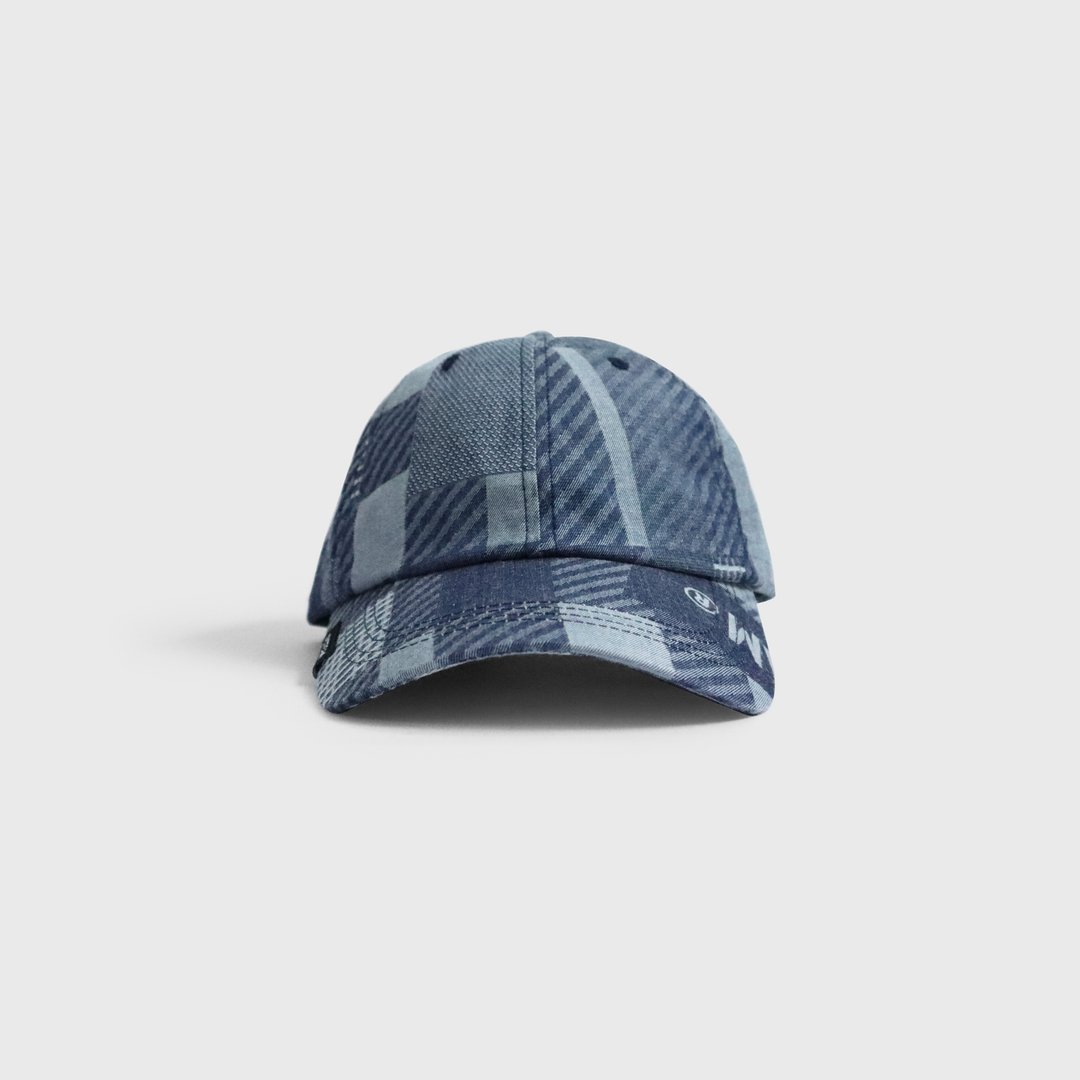DYCTEAM - Tencel logo jacquard cap (blue) - 帽子 - 棉．麻 蓝色