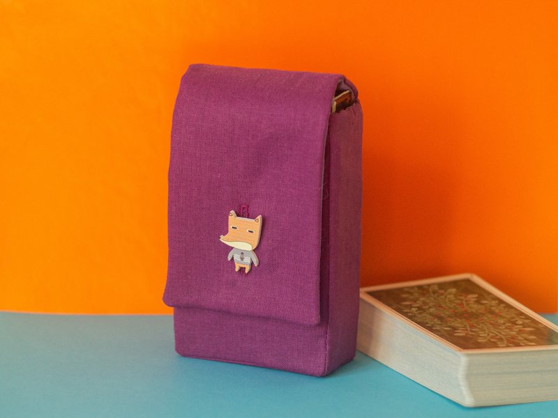 紫罗兰色棉质塔罗牌盒神谕牌牌袋塔罗牌牌架 - 其他 - 棉．麻 紫色