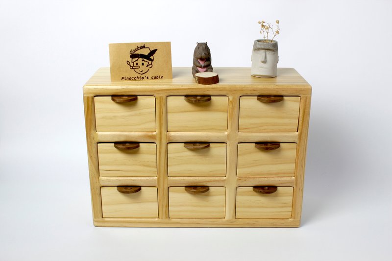 Pinocchio's cabin 九宫格收纳柜 - 收纳用品 - 木头 