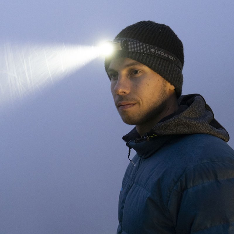 德国Ledlenser MH5专业充电式伸缩调焦头灯 - 露营用品 - 铝合金 