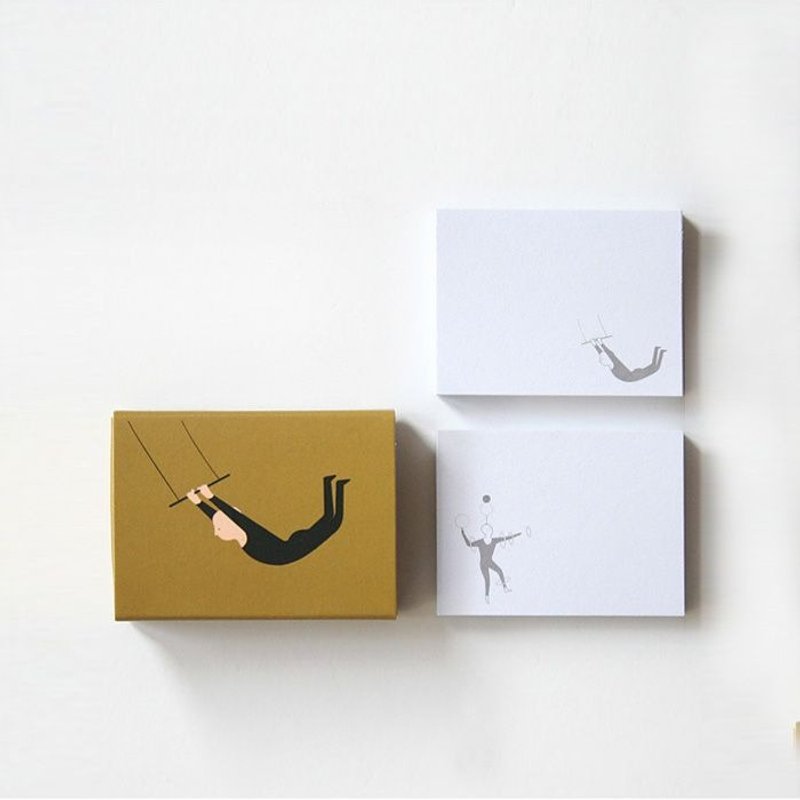 CBB-火柴盒便条纸V1-马戏团,CBB36477 - 便条纸/标签贴 - 纸 卡其色