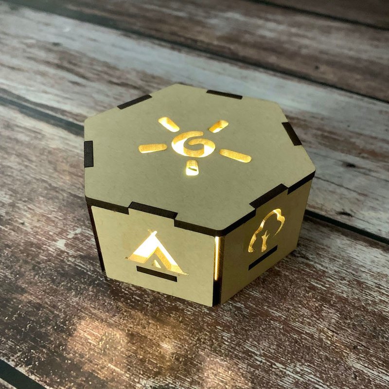 WOOXO 露营小夜灯 - 露营用品 - 木头 