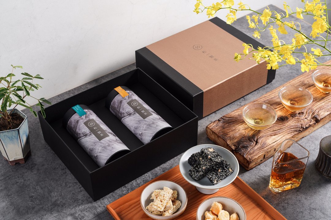 【顶级茶叶礼盒】清香/烘焙型 福寿梨山乌龙茶礼盒150g 2入过年礼 - 茶 - 新鲜食材 