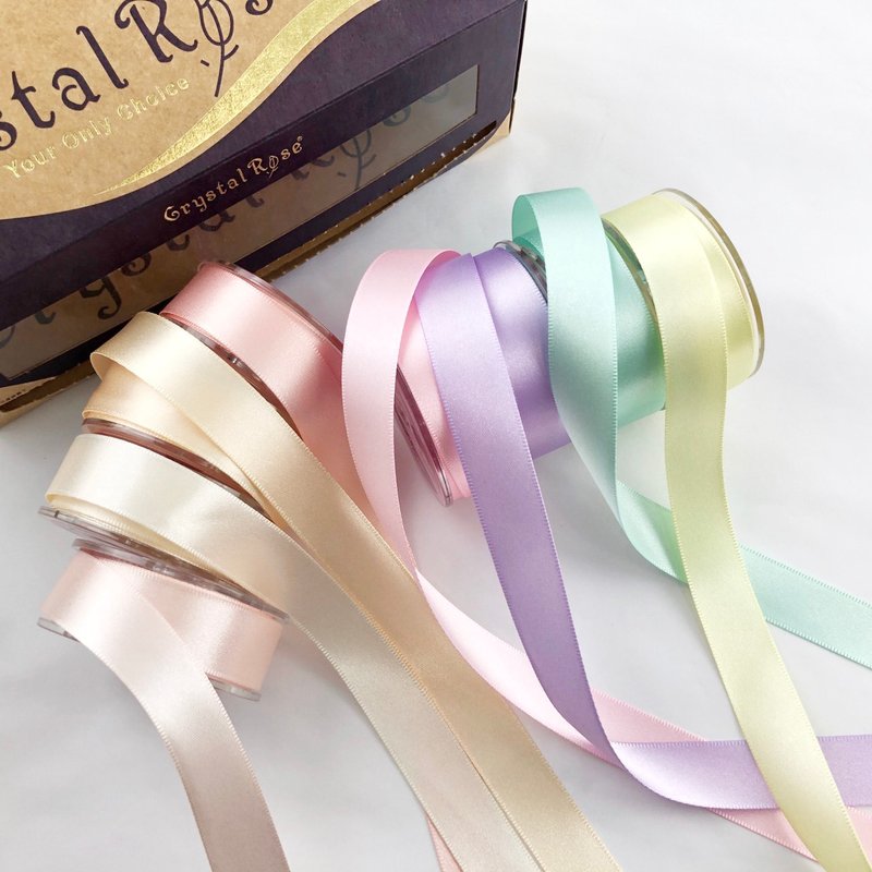 棉花糖缎带礼盒/8入_送烫金收纳纸盒 - 包装材料 - 聚酯纤维 多色