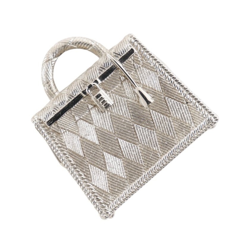 【日本直送】爱马仕 HERMES Curiosité Kelly 坠饰 金属制 银色 约 29.2g 贵宾【二手】 - 项链 - 其他金属 银色
