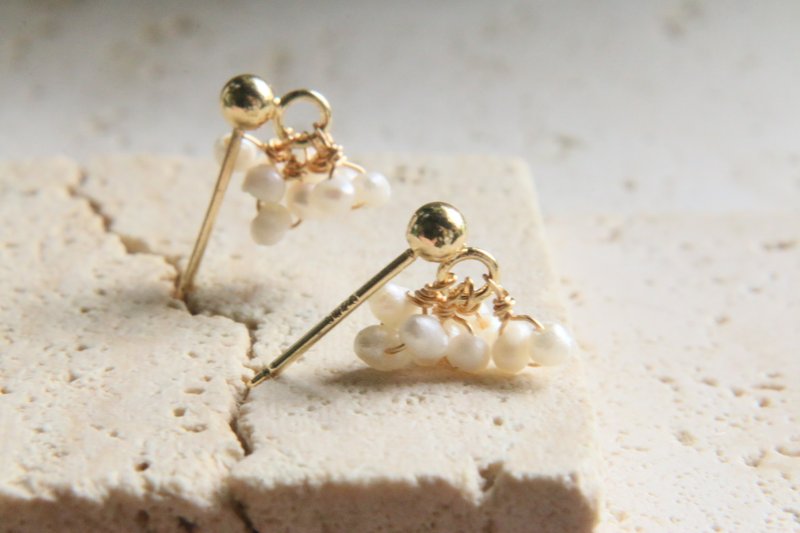 耳环 珍珠 - 如果可以 - - 耳环/耳夹 - 珍珠 白色