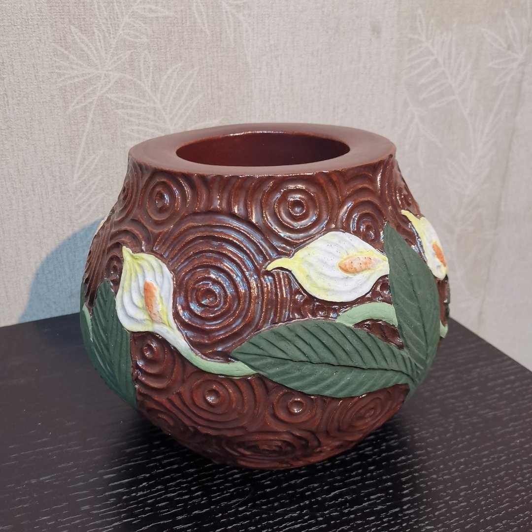 手工制作-花器系列-海芋 - 植栽/盆栽 - 陶 