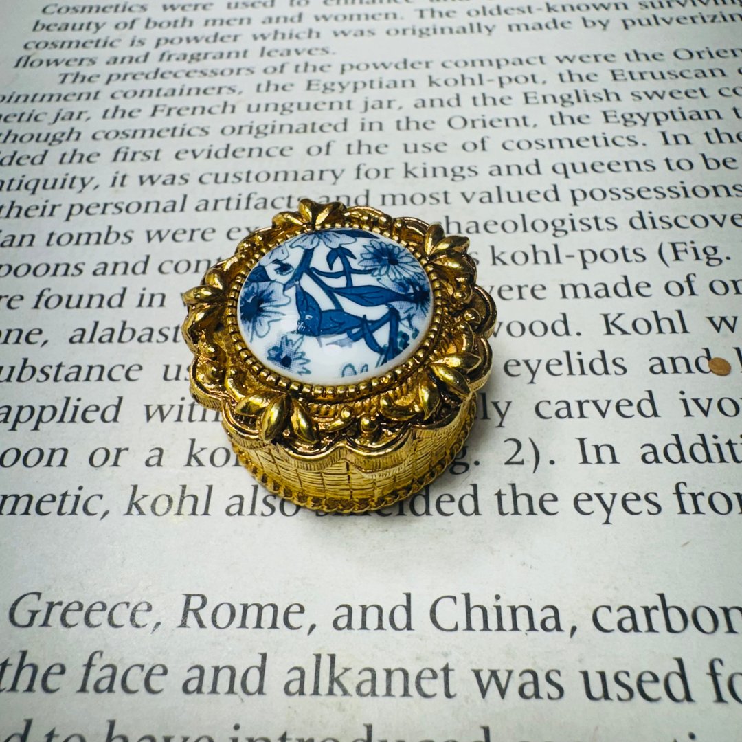 Florenza 镀金青花彩绘小盒 - 其他 - 其他金属 