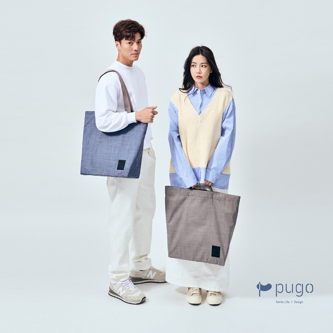 【PUGO】城巿轻旅收纳袋 - 手提包/手提袋 - 环保材料 