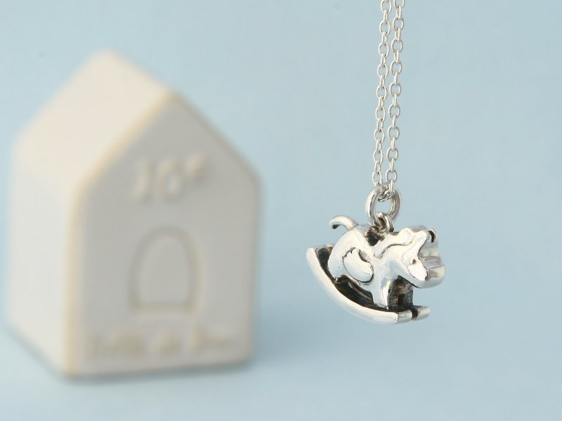 My Sweetie - 摇摇马 - 项链 - 其他金属 白色