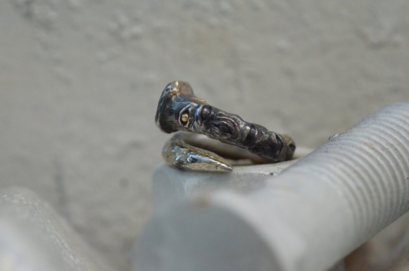 圣钉戒指 改 Holy nail ring Custom - 戒指 - 贵金属 金色